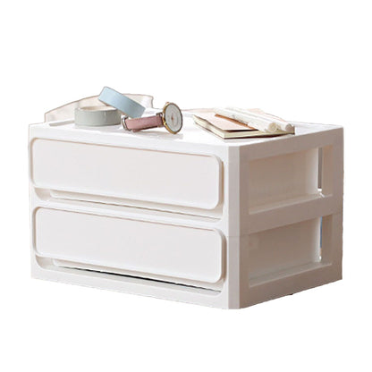 Storage Drawer Multi Layers Stackable Dustproof Desktop Storage Box Organizer for Student Dormitory Home V1294-YM0521-3117230084711