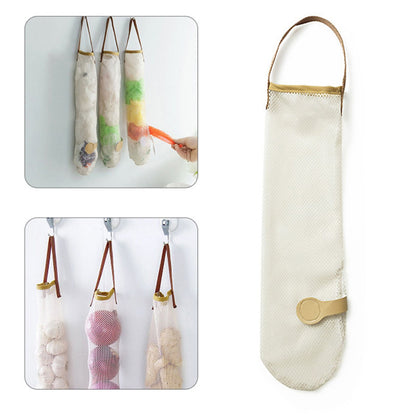 Fruit Storage Net Bag Breathable Reusable Hanging Storage Bag for Vegetable Onions Garlic V1294-YM0521-3117230084911