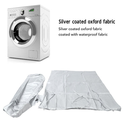 Washing Machine Cover Waterproof Sunscreen Dustproof Durable Thickened Washer Cover for Home Kitchen Laundry V1294-YM0521-3117230086411