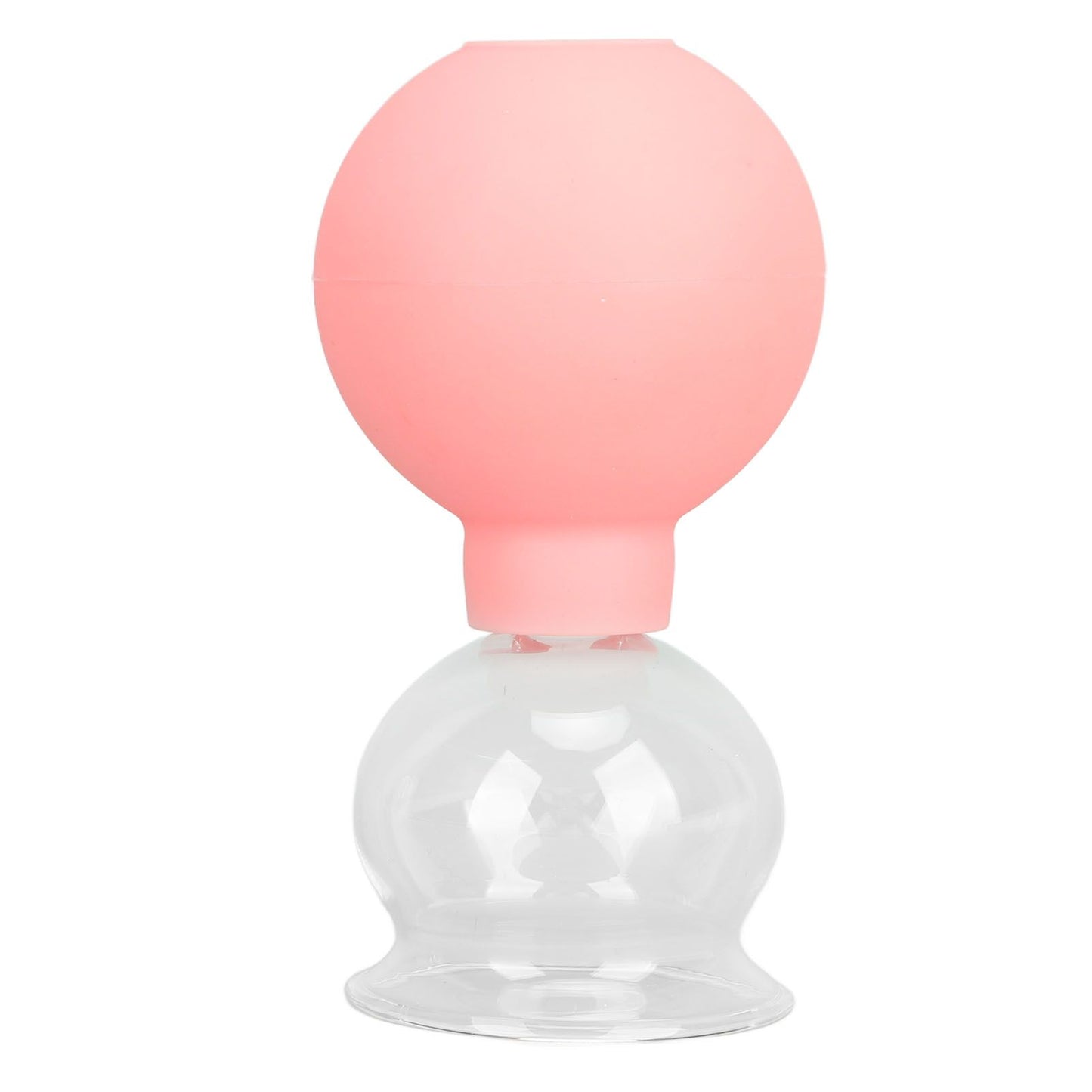 Glass Silicone Cupping Cup Vacuum Suction Massage Therapy for Face Skin Beauty Tool Model 3 V1294-YM0521-3117230087313