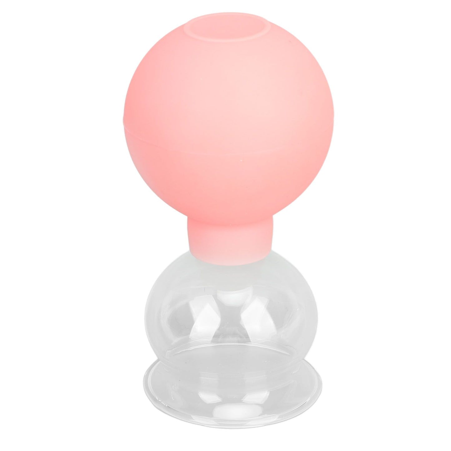 Glass Silicone Cupping Cup Vacuum Suction Massage Therapy for Face Skin Beauty Tool Model 3 V1294-YM0521-3117230087313