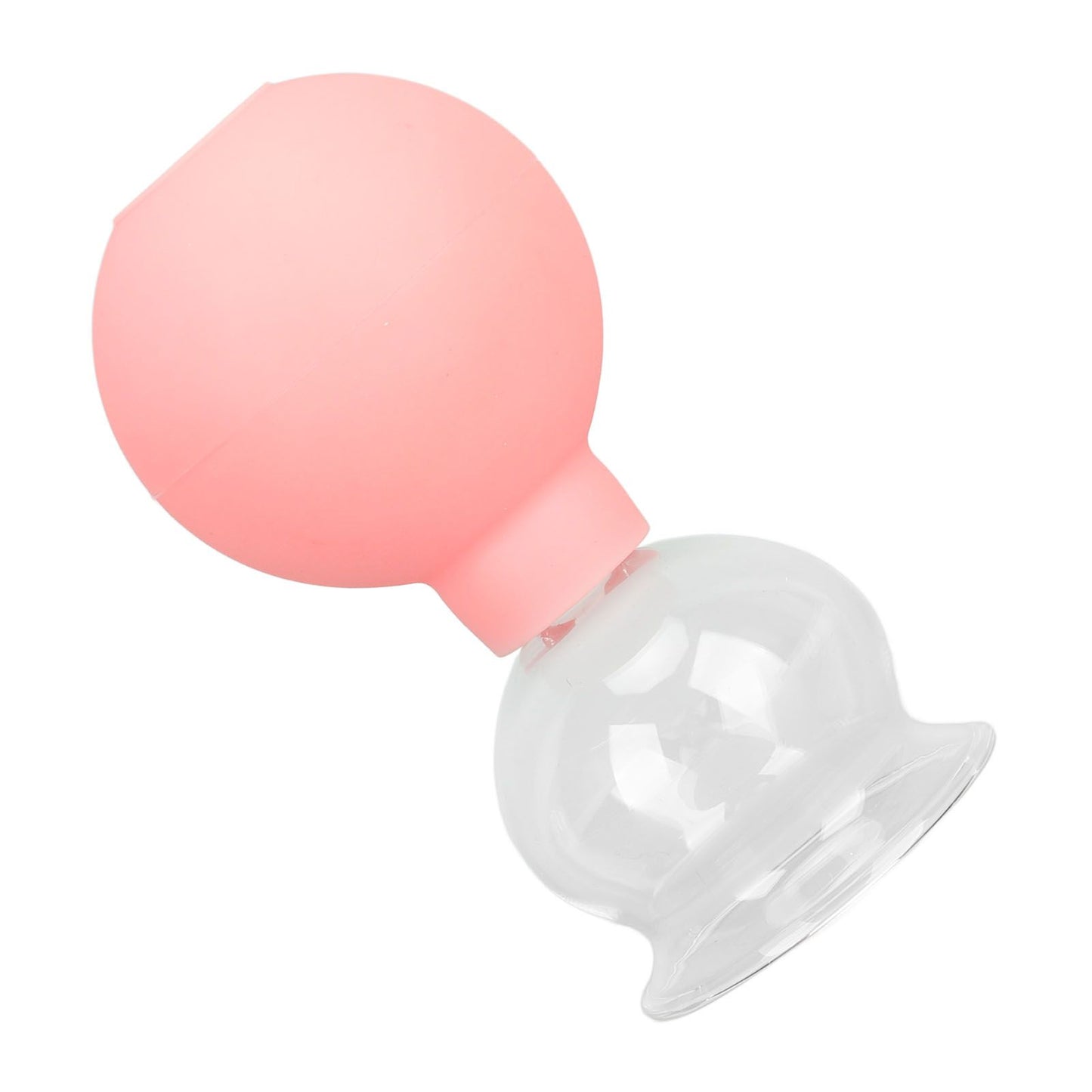 Glass Silicone Cupping Cup Vacuum Suction Massage Therapy for Face Skin Beauty Tool Model 3 V1294-YM0521-3117230087313