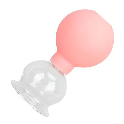 Glass Silicone Cupping Cup Vacuum Suction Massage Therapy for Face Skin Beauty Tool Model 3 V1294-YM0521-3117230087313