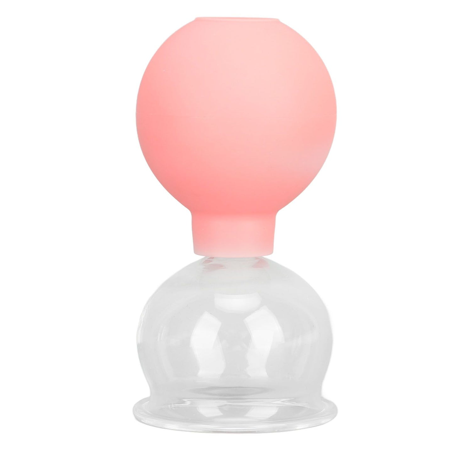 Glass Silicone Cupping Cup Vacuum Suction Massage Therapy for Face Skin Beauty Tool Model 4 V1294-YM0521-3117230087314