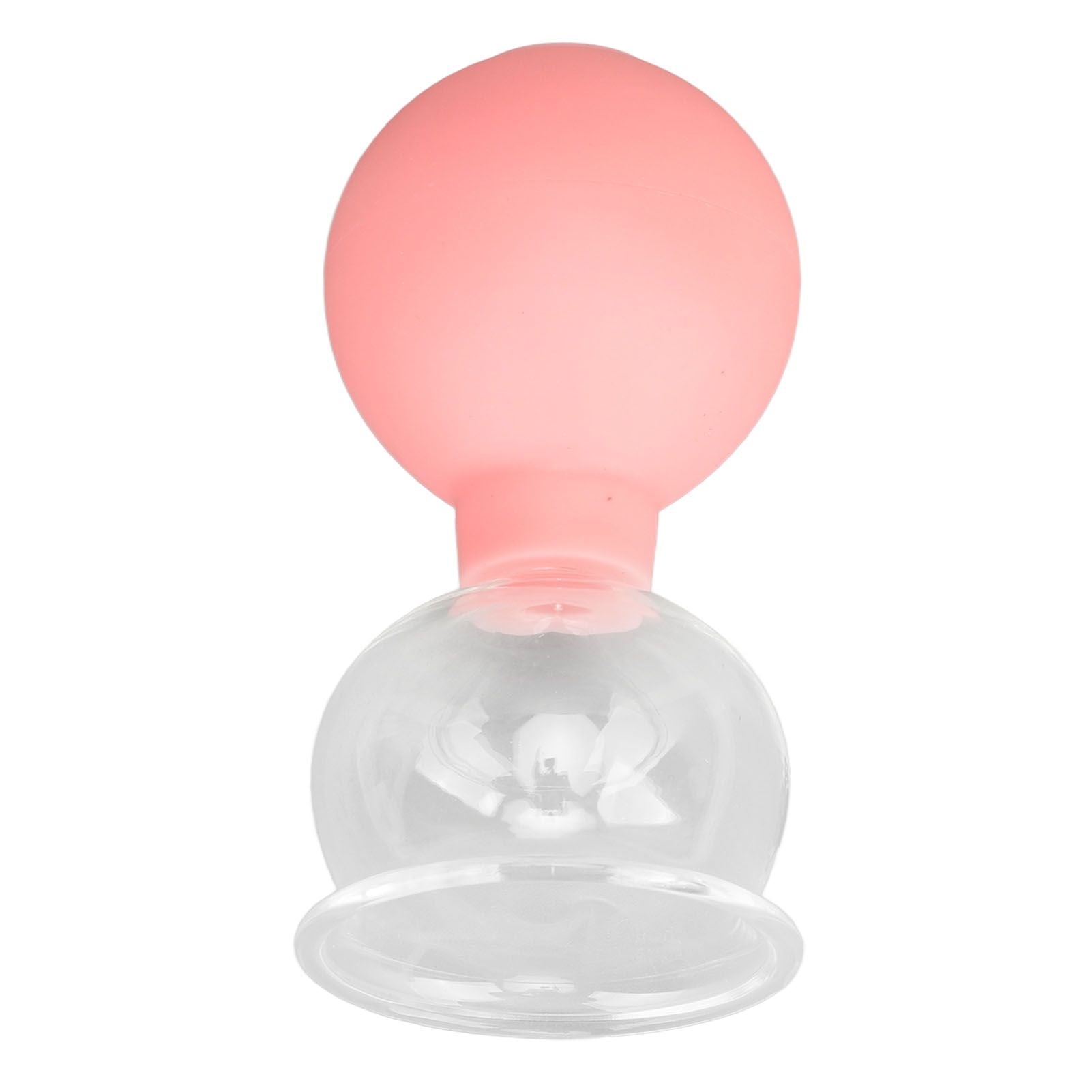 Glass Silicone Cupping Cup Vacuum Suction Massage Therapy for Face Skin Beauty Tool Model 4 V1294-YM0521-3117230087314