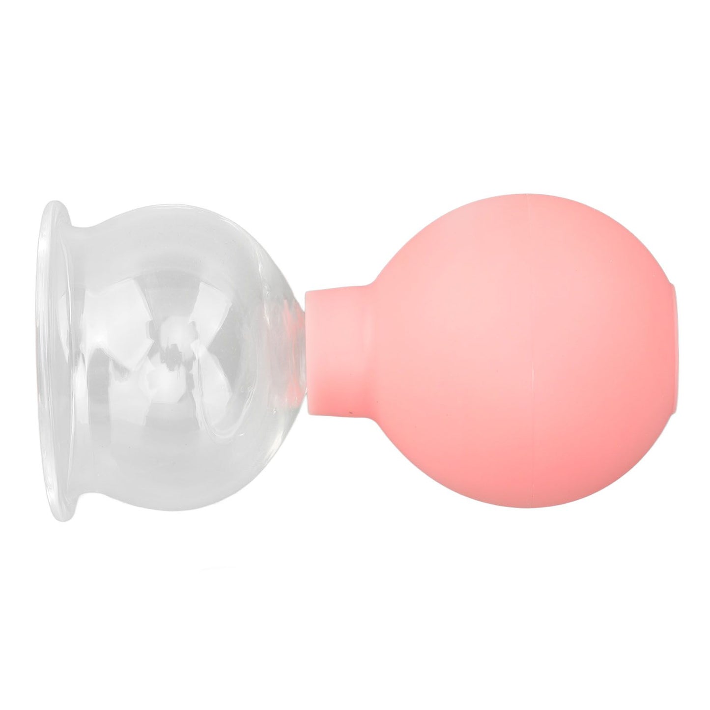 Glass Silicone Cupping Cup Vacuum Suction Massage Therapy for Face Skin Beauty Tool Model 4 V1294-YM0521-3117230087314