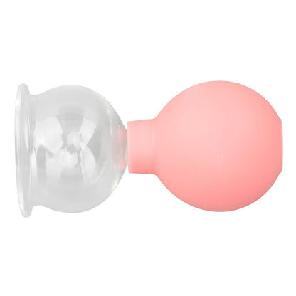 Glass Silicone Cupping Cup Vacuum Suction Massage Therapy for Face Skin Beauty Tool Model 4 V1294-YM0521-3117230087314