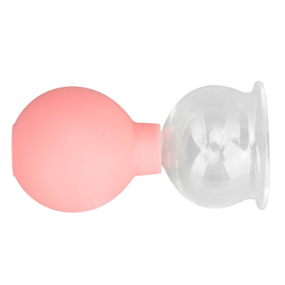 Glass Silicone Cupping Cup Vacuum Suction Massage Therapy for Face Skin Beauty Tool Model 4 V1294-YM0521-3117230087314