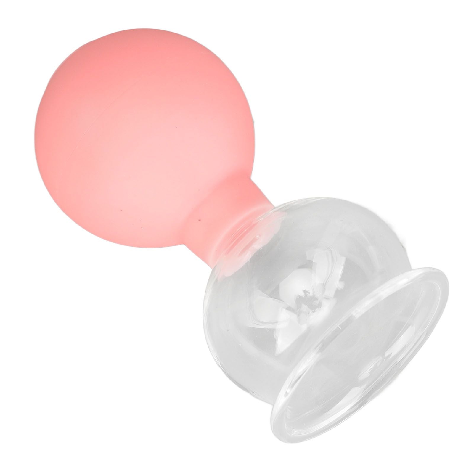 Glass Silicone Cupping Cup Vacuum Suction Massage Therapy for Face Skin Beauty Tool Model 4 V1294-YM0521-3117230087314