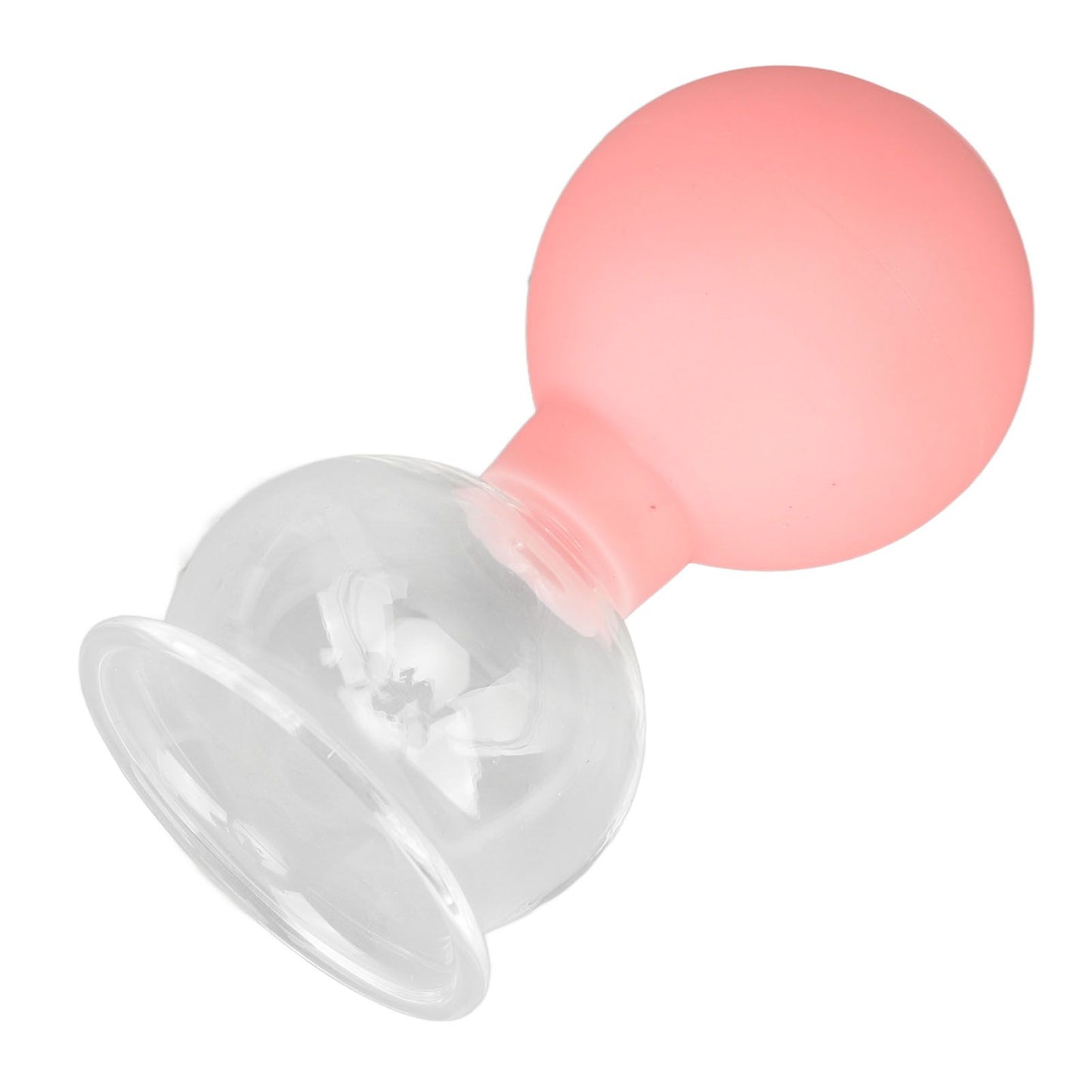 Glass Silicone Cupping Cup Vacuum Suction Massage Therapy for Face Skin Beauty Tool Model 4 V1294-YM0521-3117230087314