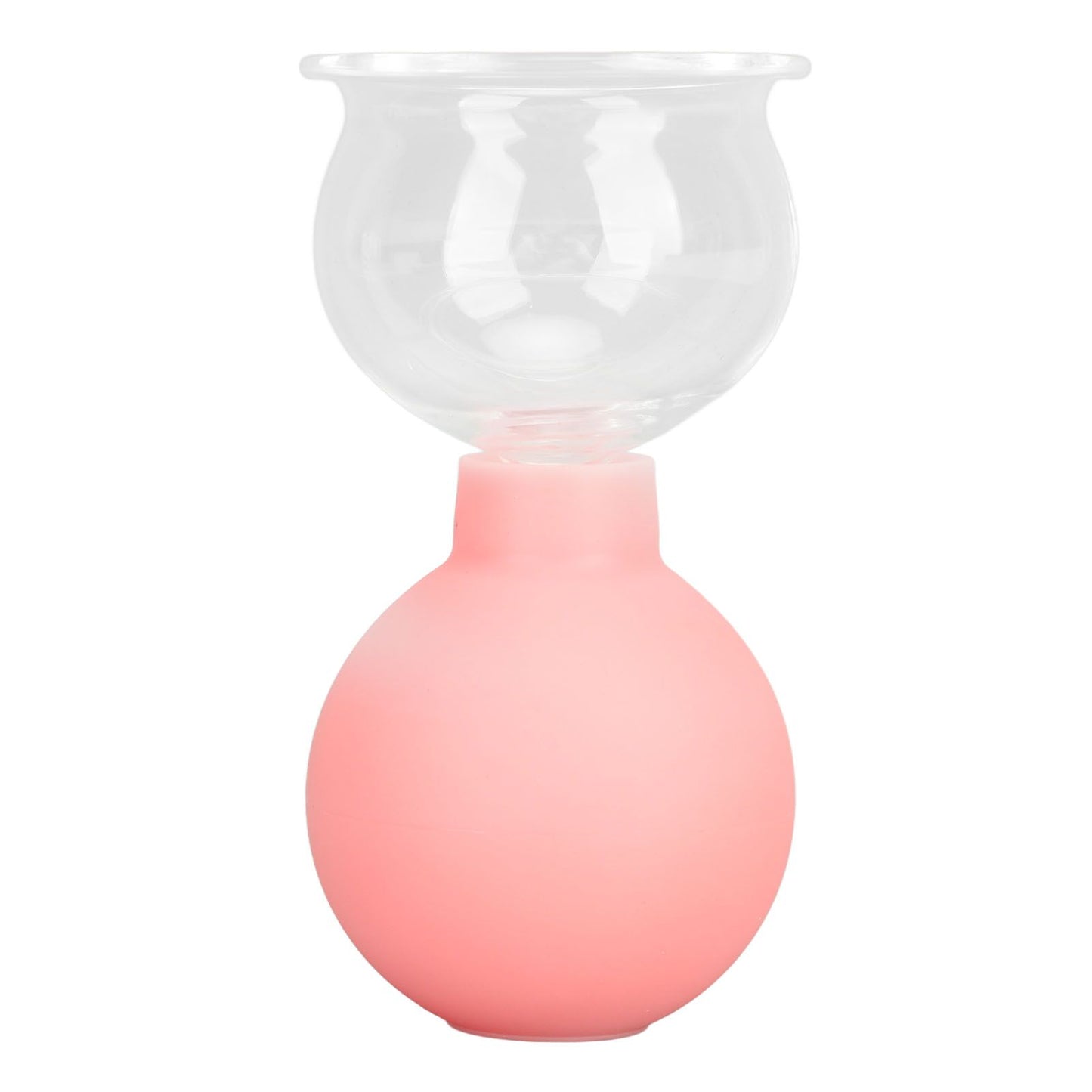 Glass Silicone Cupping Cup Vacuum Suction Massage Therapy for Face Skin Beauty Tool Model 4 V1294-YM0521-3117230087314