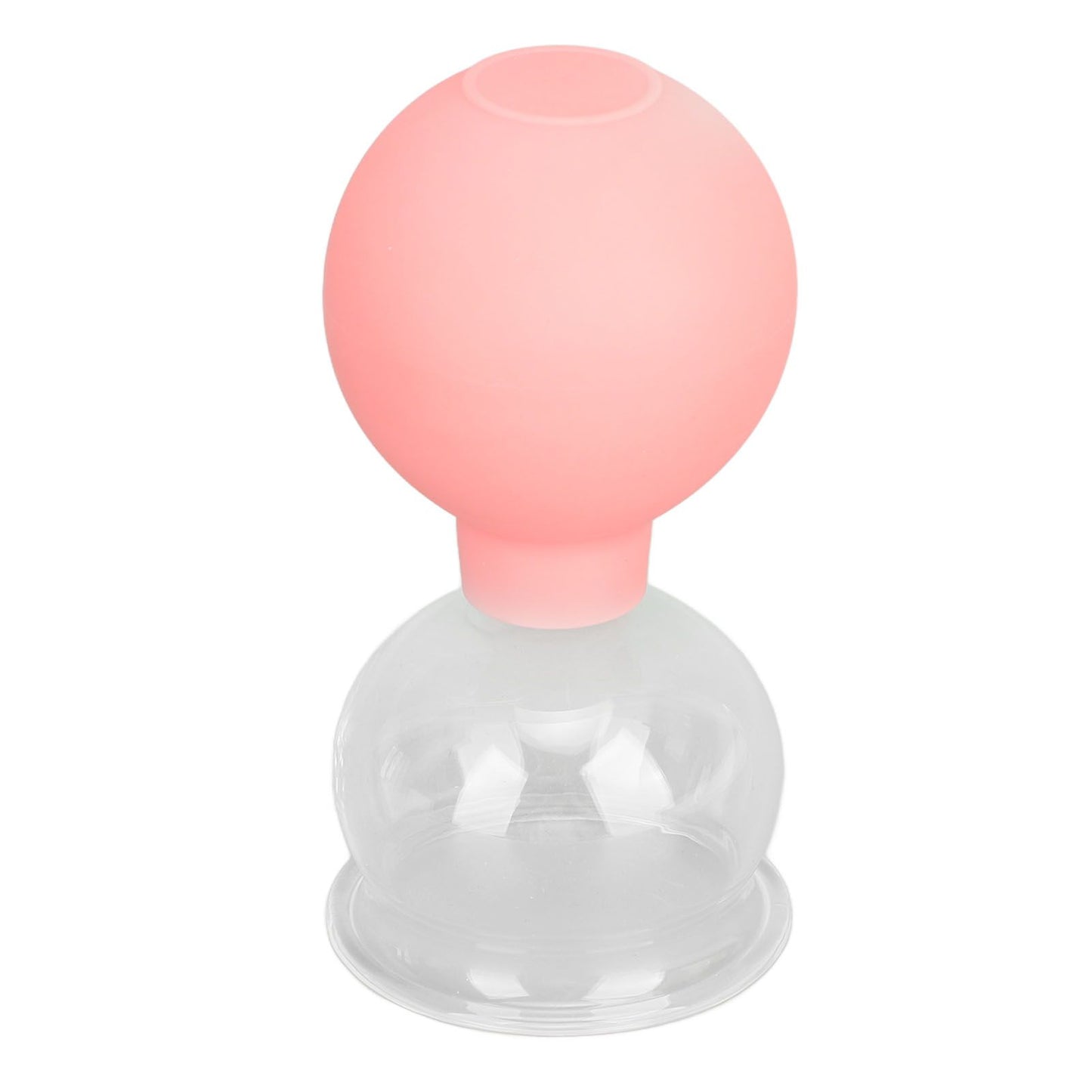 Glass Silicone Cupping Cup Vacuum Suction Massage Therapy for Face Skin Beauty Tool Model 4 V1294-YM0521-3117230087314