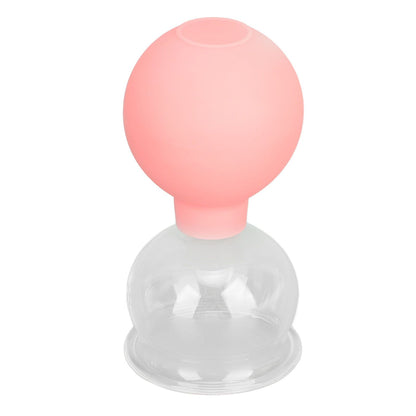 Glass Silicone Cupping Cup Vacuum Suction Massage Therapy for Face Skin Beauty Tool Model 4 V1294-YM0521-3117230087314