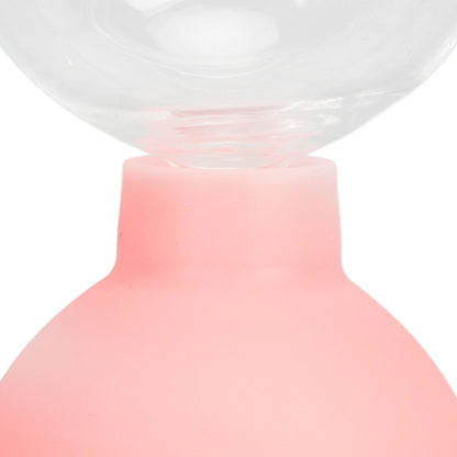 Glass Silicone Cupping Cup Vacuum Suction Massage Therapy for Face Skin Beauty Tool Model 4 V1294-YM0521-3117230087314