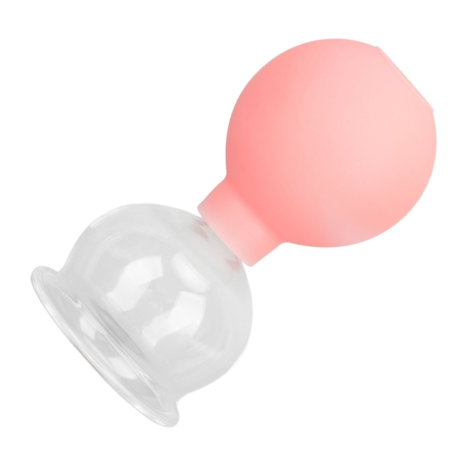 Glass Silicone Cupping Cup Vacuum Suction Massage Therapy for Face Skin Beauty Tool Model 4 V1294-YM0521-3117230087314