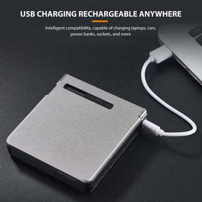 20 Regular Cigarettes Case Box USB Rechargeable Cigarette Case with Lighter for Men Women Ideal Gift for V1294-YM0521-3117230087812