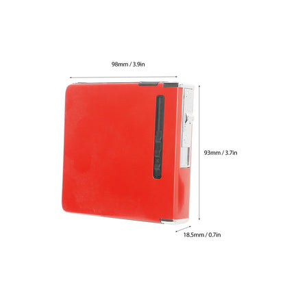 20 Regular Cigarettes Case Box USB Rechargeable Cigarette Case with Lighter for Men Women Ideal Gift for V1294-YM0521-3117230087814
