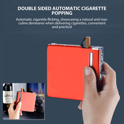 20 Regular Cigarettes Case Box USB Rechargeable Cigarette Case with Lighter for Men Women Ideal Gift for V1294-YM0521-3117230087814