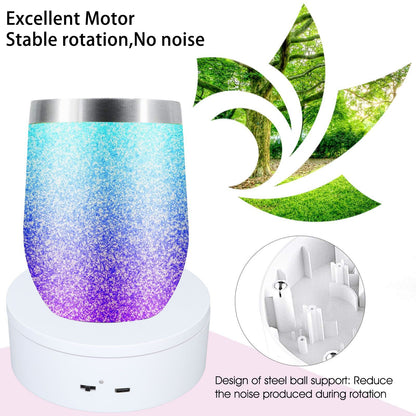 Rotating Display Stand 360 Degree Motorized Rotating Display Stand Turntable for Small Product Display 3kg V1294-YM0521-3117230089711