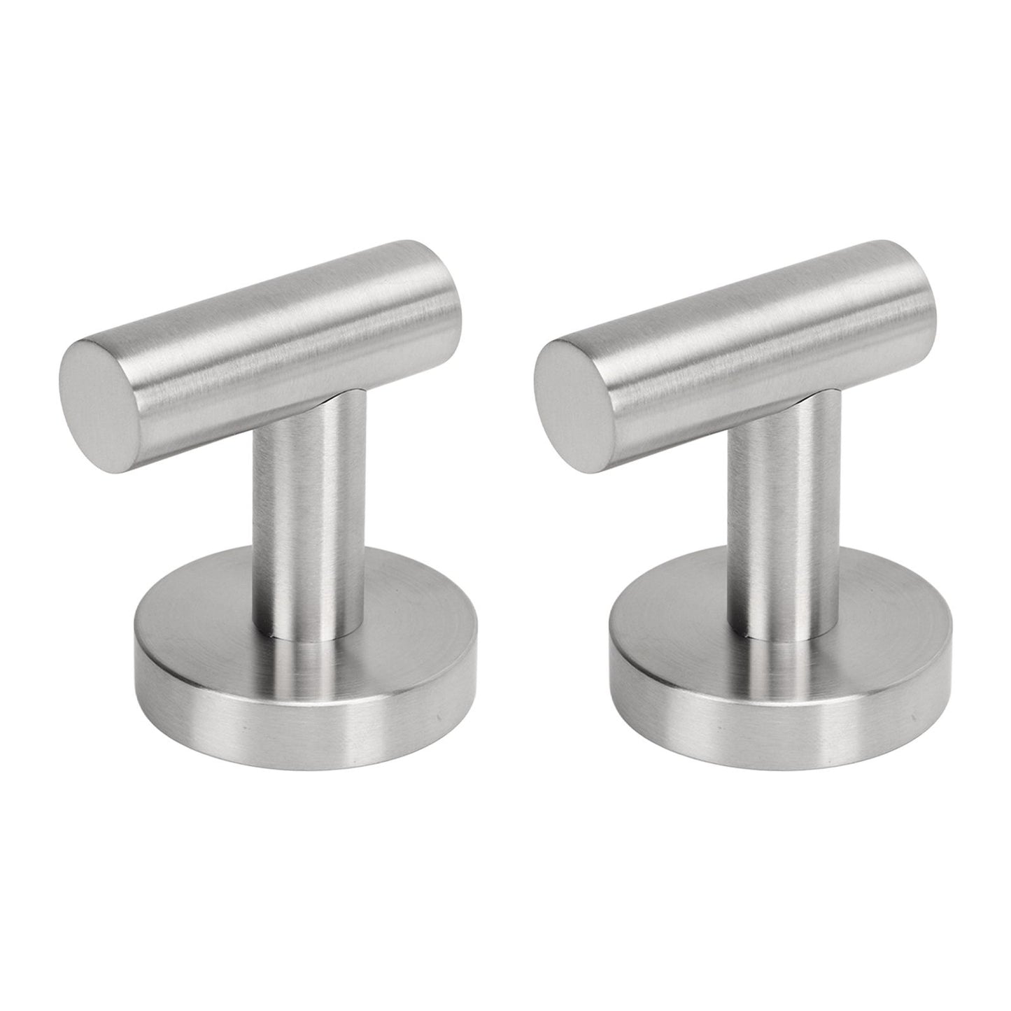 Towel Hooks Stainless Steel Wall Mounted Heavy Duty Robe Hook Holder for Coat Hat Bathroom Kitchen Silver V1294-YM0521-3117230091111