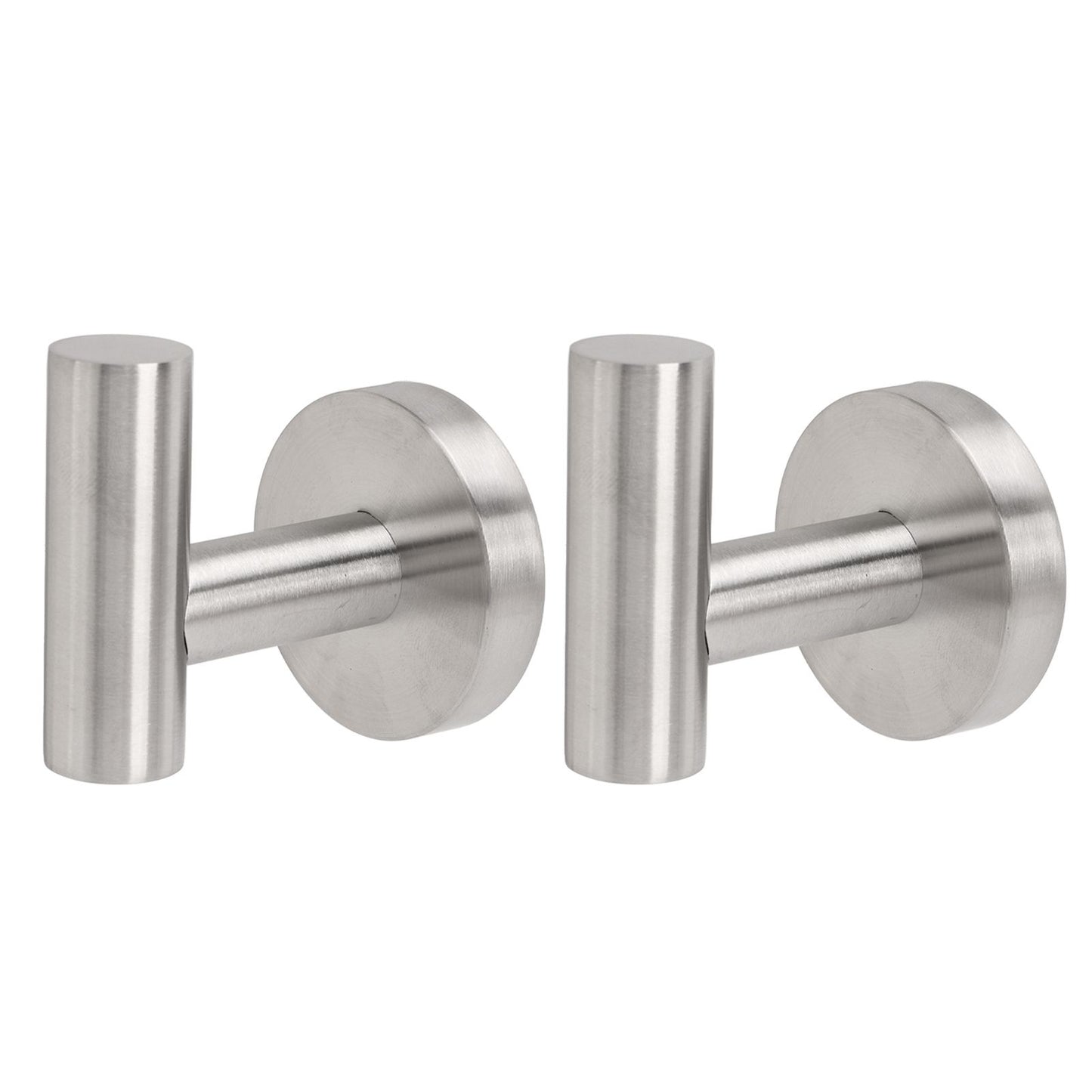 Towel Hooks Stainless Steel Wall Mounted Heavy Duty Robe Hook Holder for Coat Hat Bathroom Kitchen Silver V1294-YM0521-3117230091111