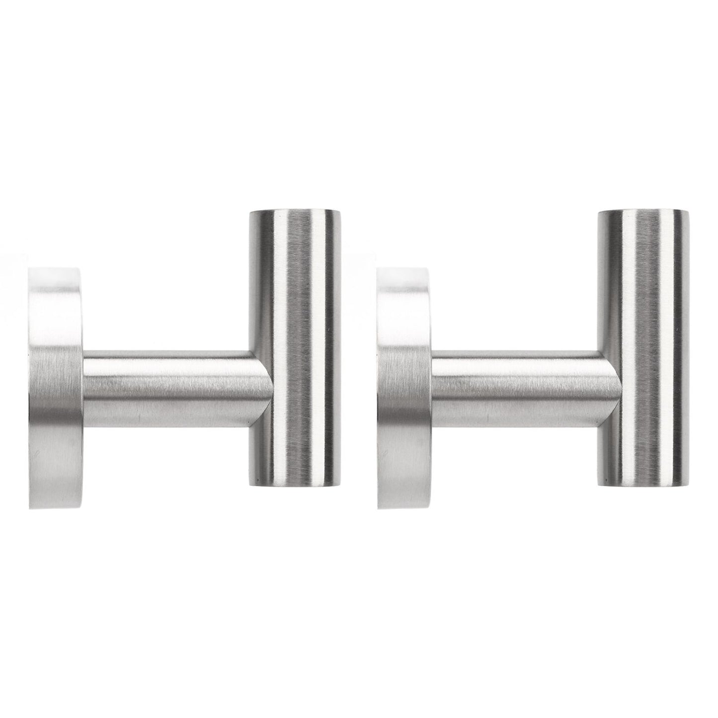 Towel Hooks Stainless Steel Wall Mounted Heavy Duty Robe Hook Holder for Coat Hat Bathroom Kitchen Silver V1294-YM0521-3117230091111