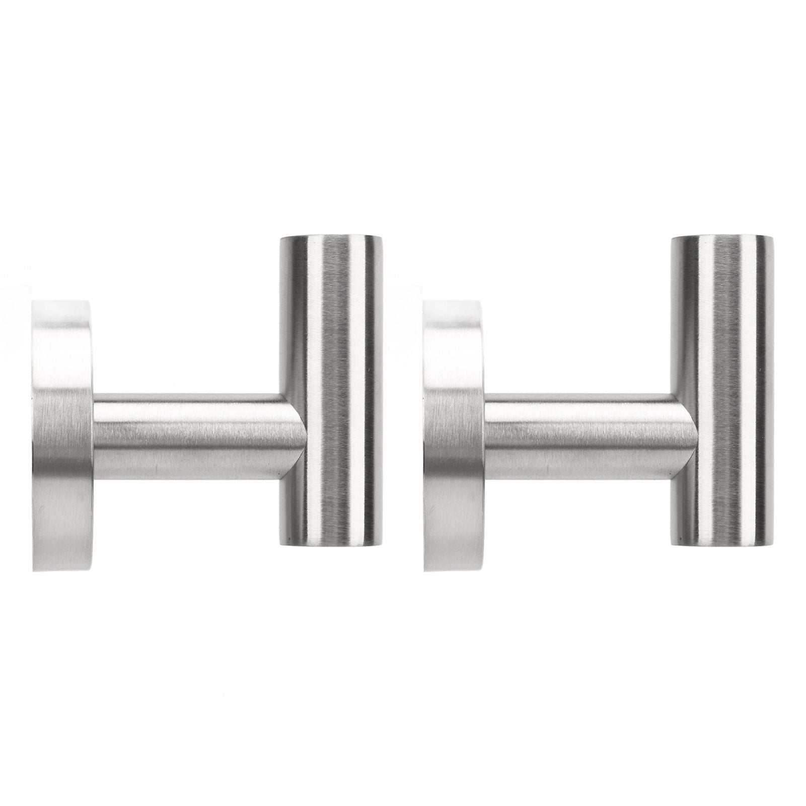Towel Hooks Stainless Steel Wall Mounted Heavy Duty Robe Hook Holder for Coat Hat Bathroom Kitchen Silver V1294-YM0521-3117230091111