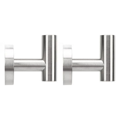Towel Hooks Stainless Steel Wall Mounted Heavy Duty Robe Hook Holder for Coat Hat Bathroom Kitchen Silver V1294-YM0521-3117230091111