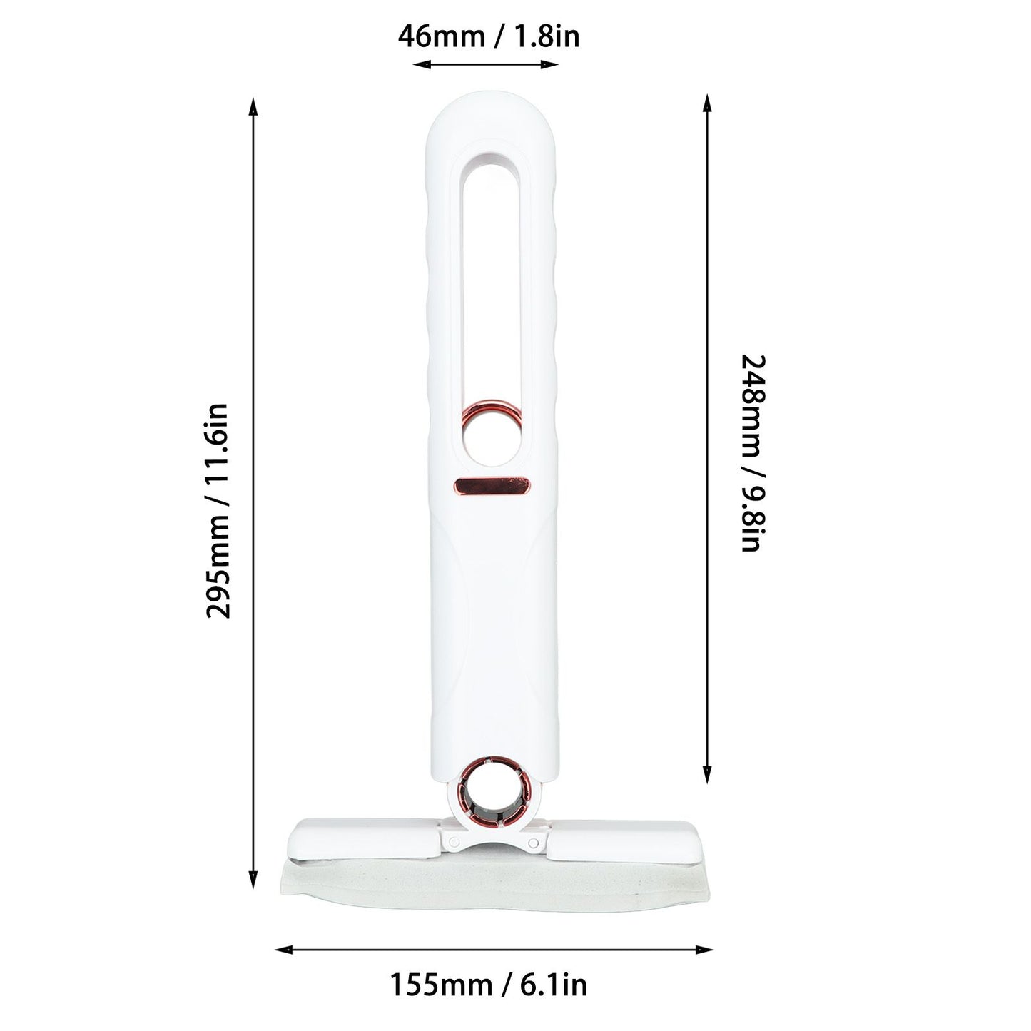 Portable Short Mop Wiper Screen Hands Wash Free Water Absorption PVA Mop for Desktop Office Car V1294-YM0521-3117230091811