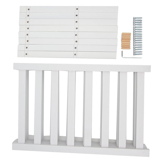 4 Tier Shoe Rack White Stackable Shoes Rack Organizer Multifunctional Bamboo Shoe Rack for Home Hotel Dorm V1294-YM0521-3117230094411