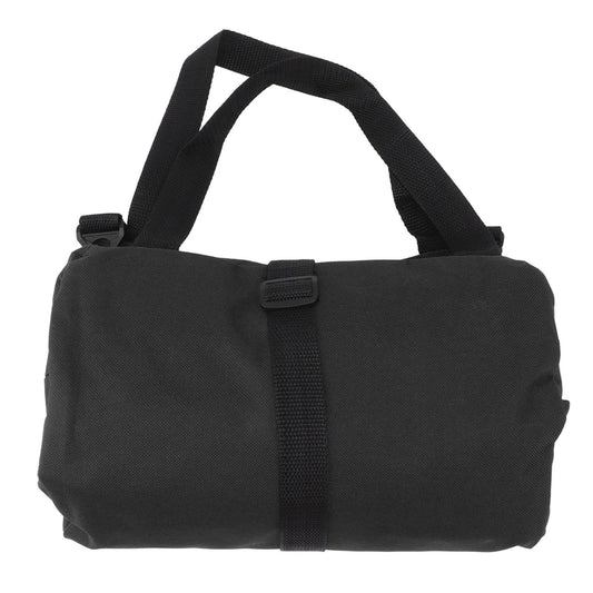 Roll Up Tool Bag 5 Zipper Pockets Portable Oxford Cloth Electricians Tool Bag for Carpenter Plumber Black V1294-YM0521-3117230094911