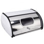 Bread Bin Bread Box Bread Holder Storage Container With Small Window for Kitchen Countertop White V1294-YM0521-3117230095612