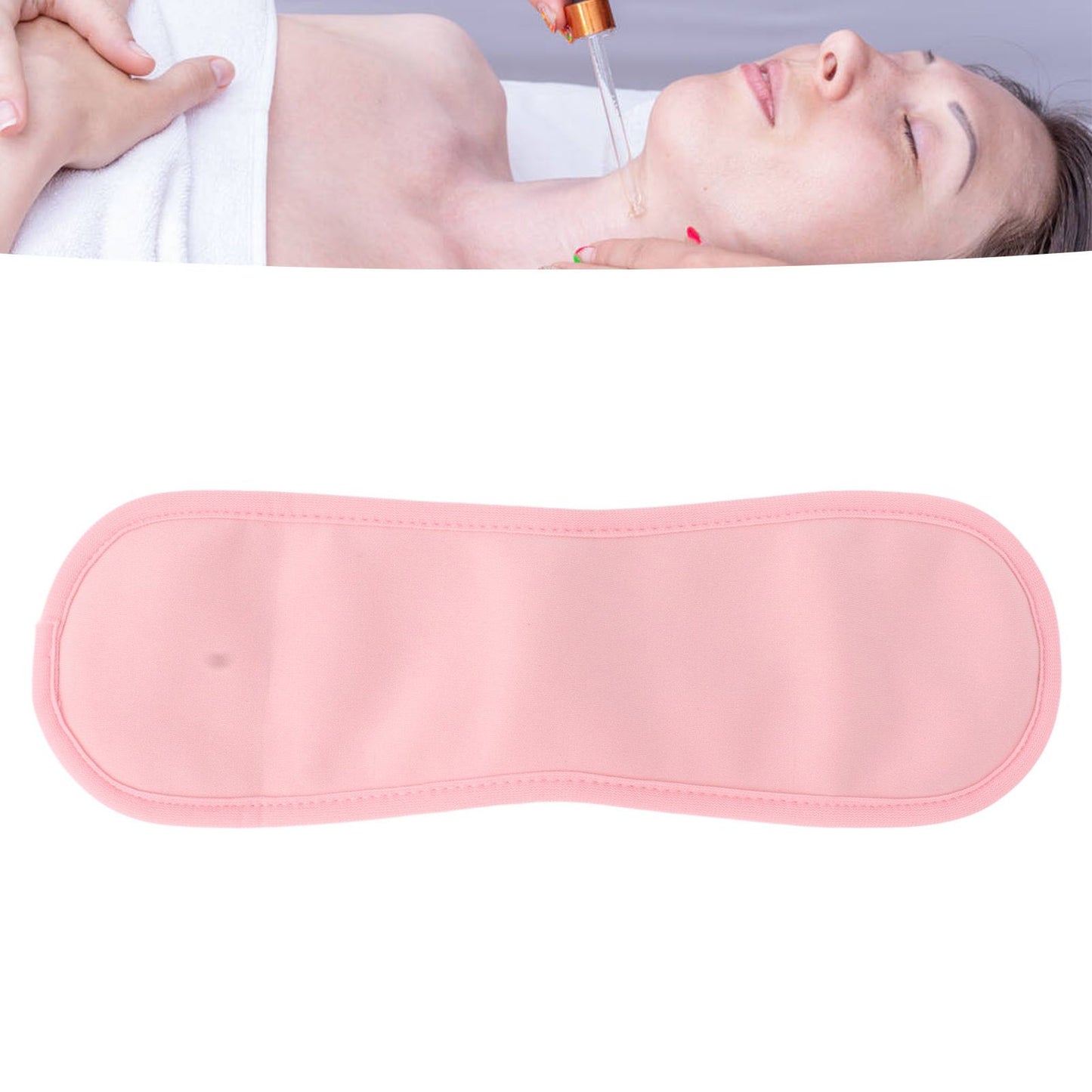 Neck Castor Oil Pack Wrap Polyester Cotton Castor Oil Pack for Liver Less Mess Reusable Washable Comfort V1294-YM0521-3117230095812