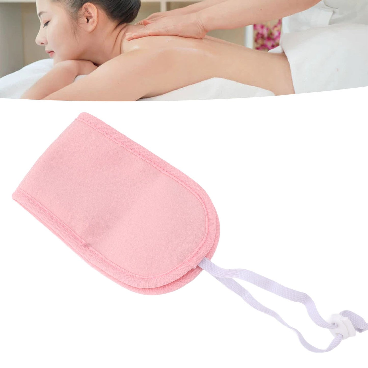 Neck Castor Oil Pack Wrap Polyester Cotton Castor Oil Pack for Liver Less Mess Reusable Washable Comfort V1294-YM0521-3117230095812