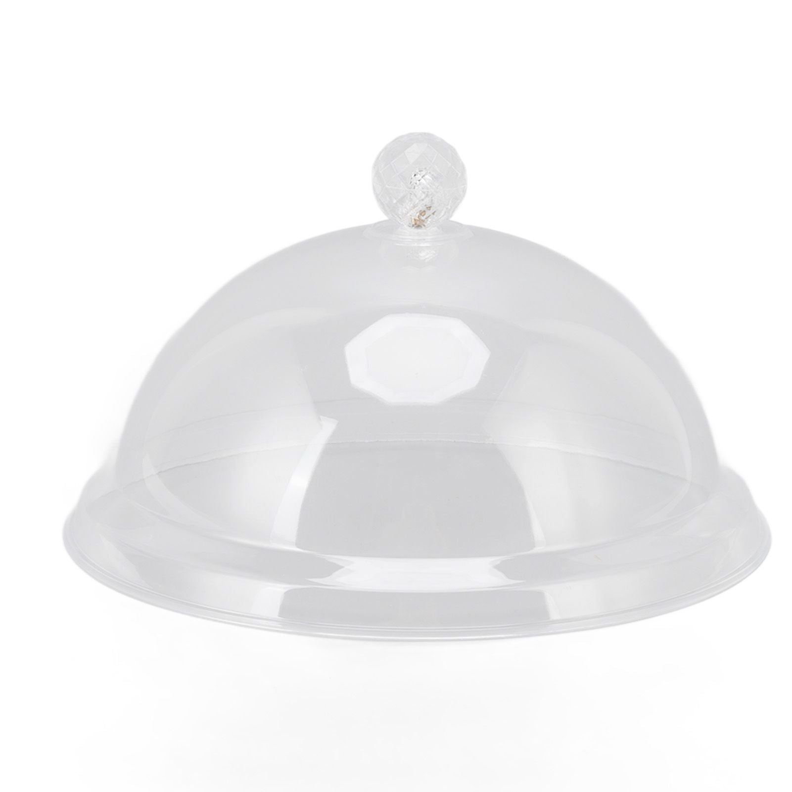 Food Cover Acrylic Transparent Thickened Fall Resistant Dustproof Food Preservation Cover with Handle 21cm V1294-YM0521-3118220300011