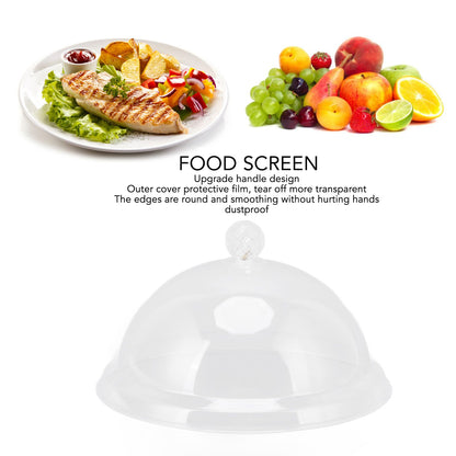 Food Cover Acrylic Transparent Thickened Fall Resistant Dustproof Food Preservation Cover with Handle 21cm V1294-YM0521-3118220300011