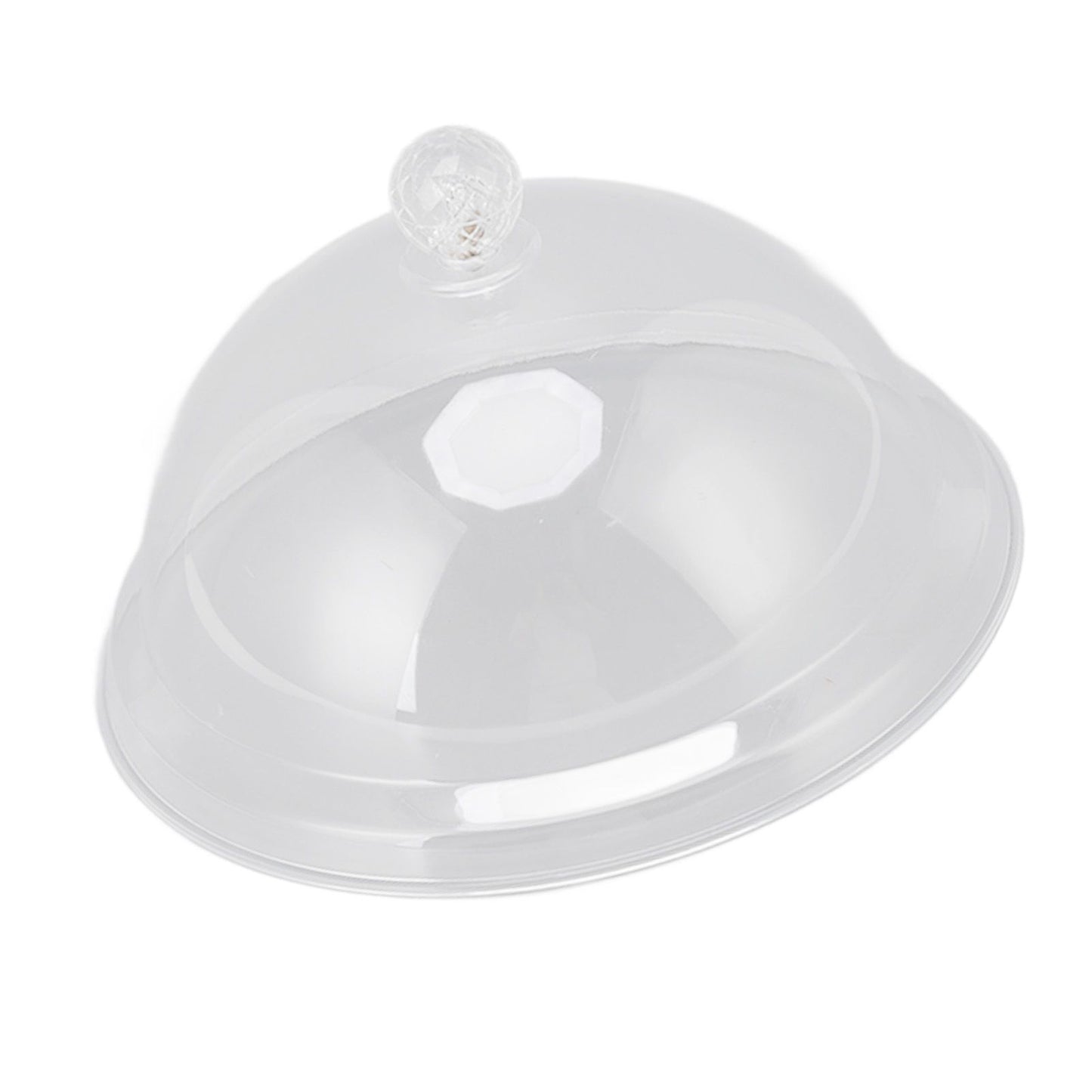 Food Cover Acrylic Transparent Thickened Fall Resistant Dustproof Food Preservation Cover with Handle 21cm V1294-YM0521-3118220300011