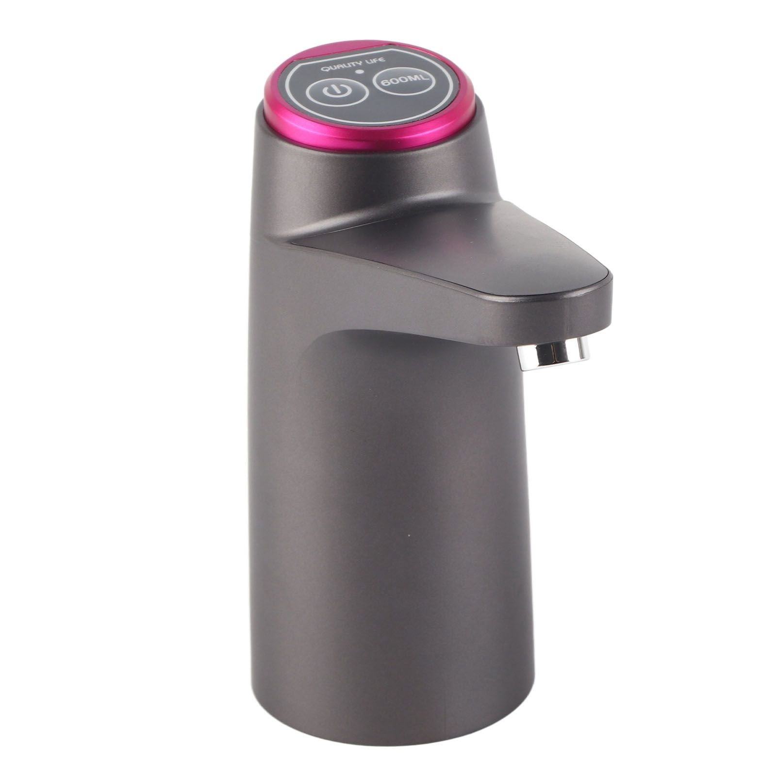 Automatic Water Dispenser USB Electric Water Bottle Pump for Camping Household Black Bulit in Battery V1294-YM0521-3118220307811