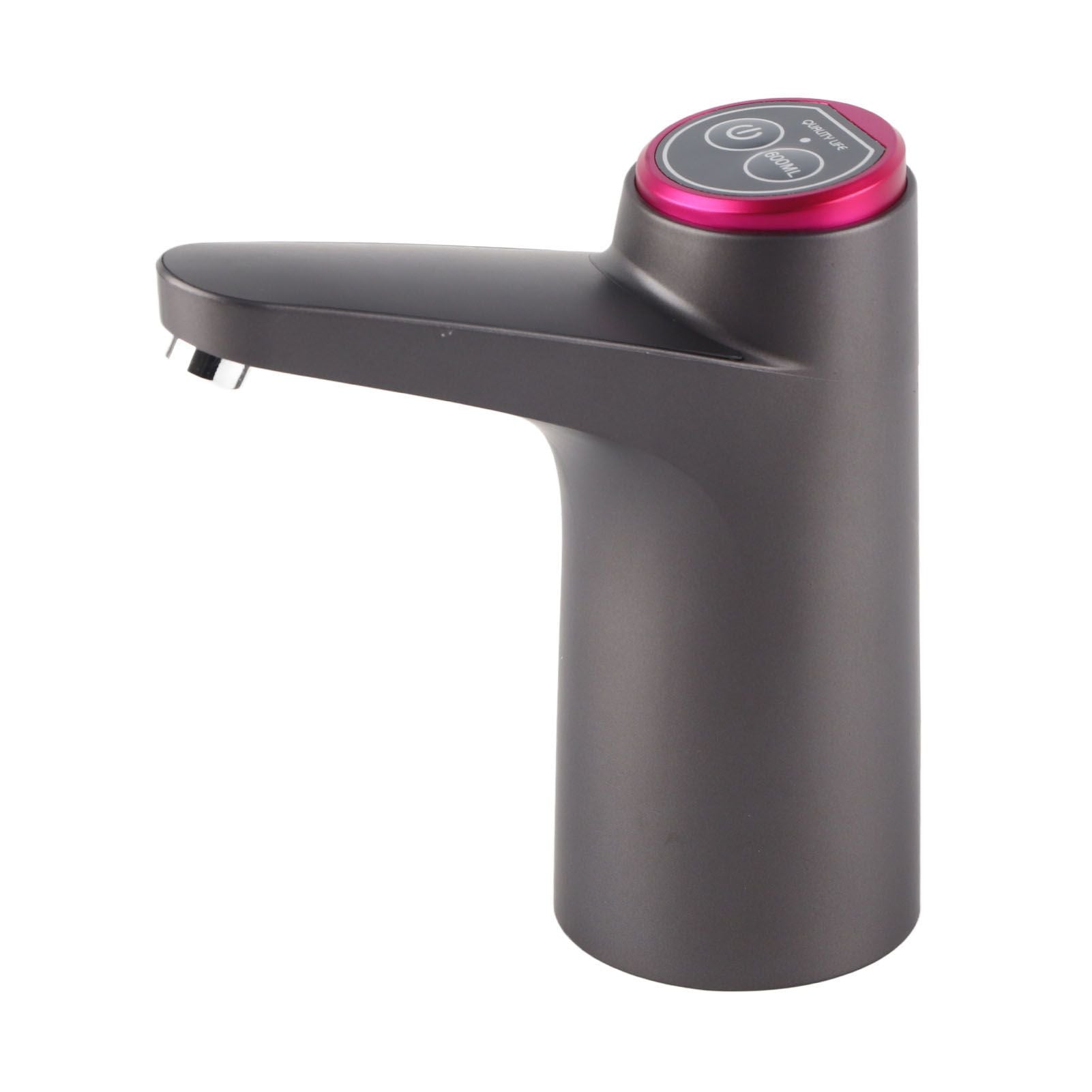 Automatic Water Dispenser USB Electric Water Bottle Pump for Camping Household Black Bulit in Battery V1294-YM0521-3118220307811