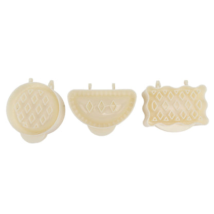 3PCS Pie Molds Set Environmentally Friendly ABS Mini Hand Pie Maker for Apple Pie Kitchen Christmas V1294-YM0521-3118220309011