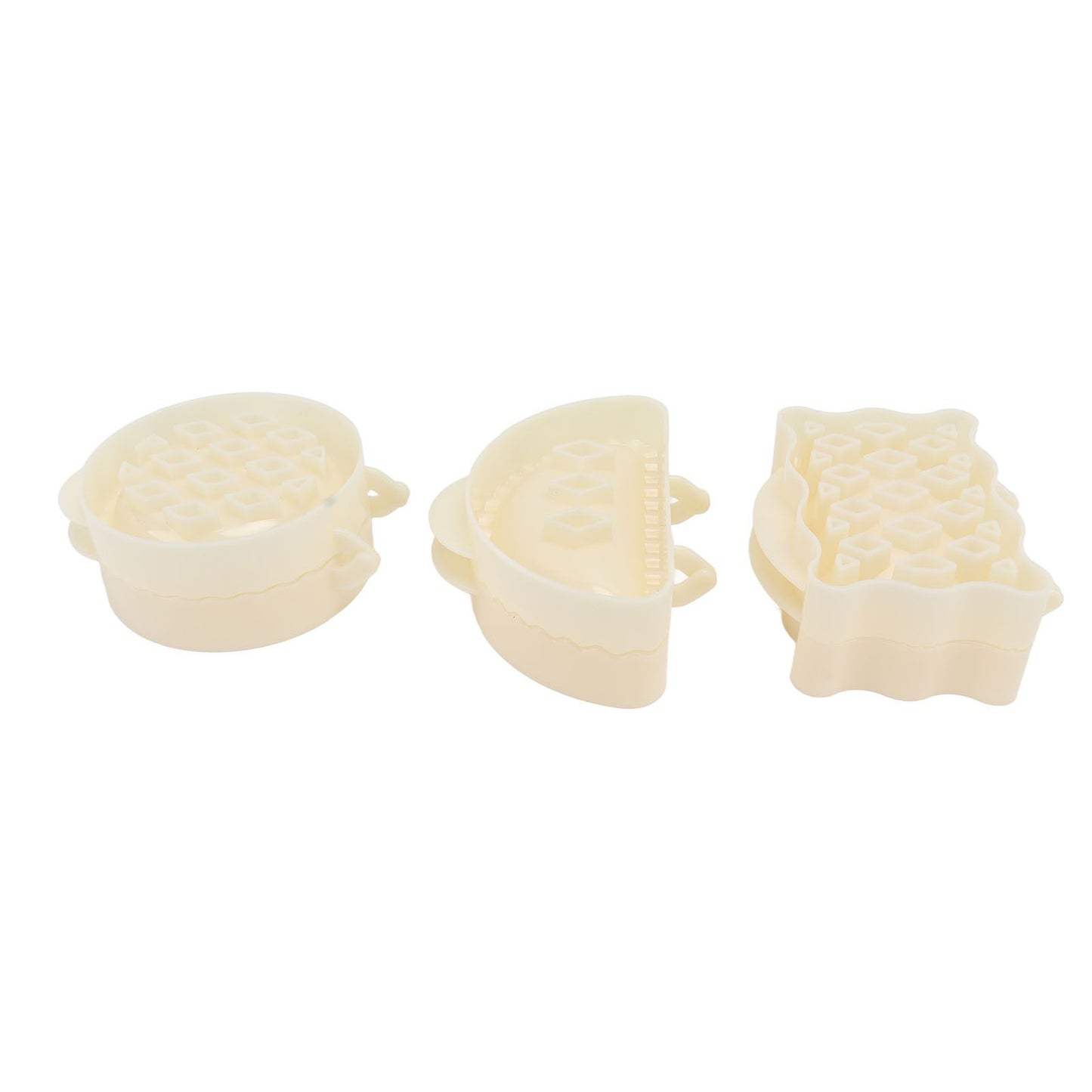 3PCS Pie Molds Set Environmentally Friendly ABS Mini Hand Pie Maker for Apple Pie Kitchen Christmas V1294-YM0521-3118220309011