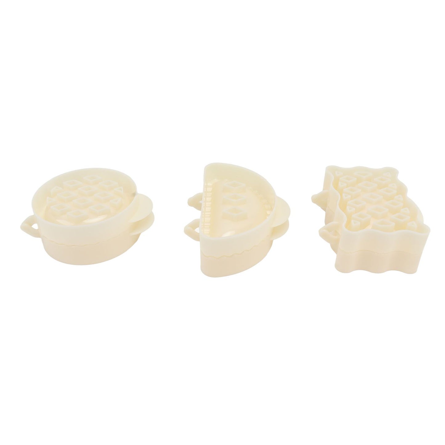 3PCS Pie Molds Set Environmentally Friendly ABS Mini Hand Pie Maker for Apple Pie Kitchen Christmas V1294-YM0521-3118220309011