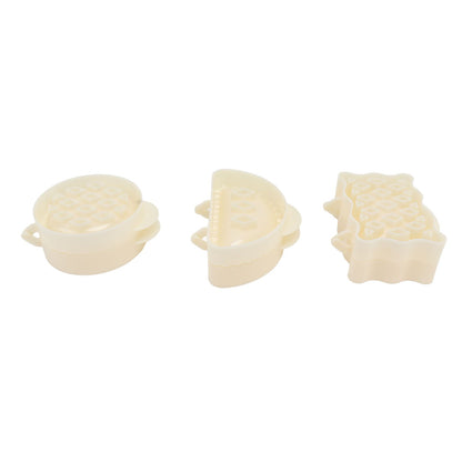 3PCS Pie Molds Set Environmentally Friendly ABS Mini Hand Pie Maker for Apple Pie Kitchen Christmas V1294-YM0521-3118220309011