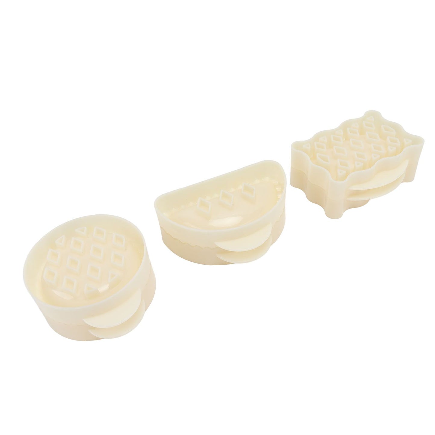 3PCS Pie Molds Set Environmentally Friendly ABS Mini Hand Pie Maker for Apple Pie Kitchen Christmas V1294-YM0521-3118220309011