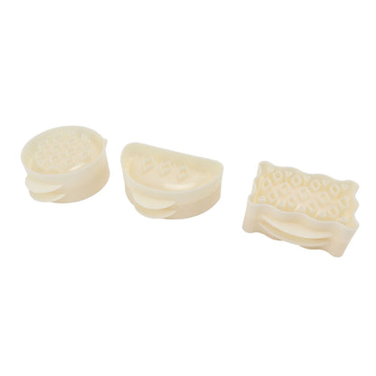 3PCS Pie Molds Set Environmentally Friendly ABS Mini Hand Pie Maker for Apple Pie Kitchen Christmas V1294-YM0521-3118220309011