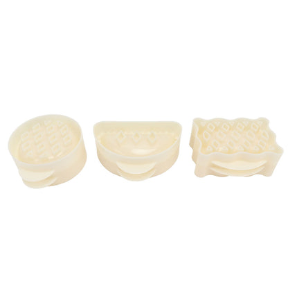 3PCS Pie Molds Set Environmentally Friendly ABS Mini Hand Pie Maker for Apple Pie Kitchen Christmas V1294-YM0521-3118220309011