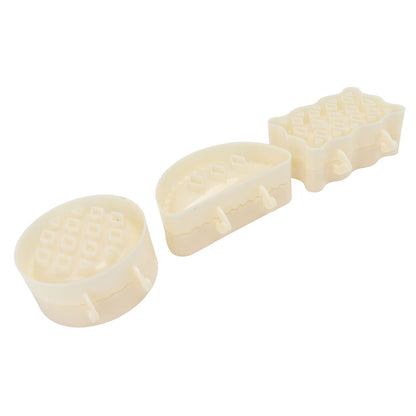 3PCS Pie Molds Set Environmentally Friendly ABS Mini Hand Pie Maker for Apple Pie Kitchen Christmas V1294-YM0521-3118220309011