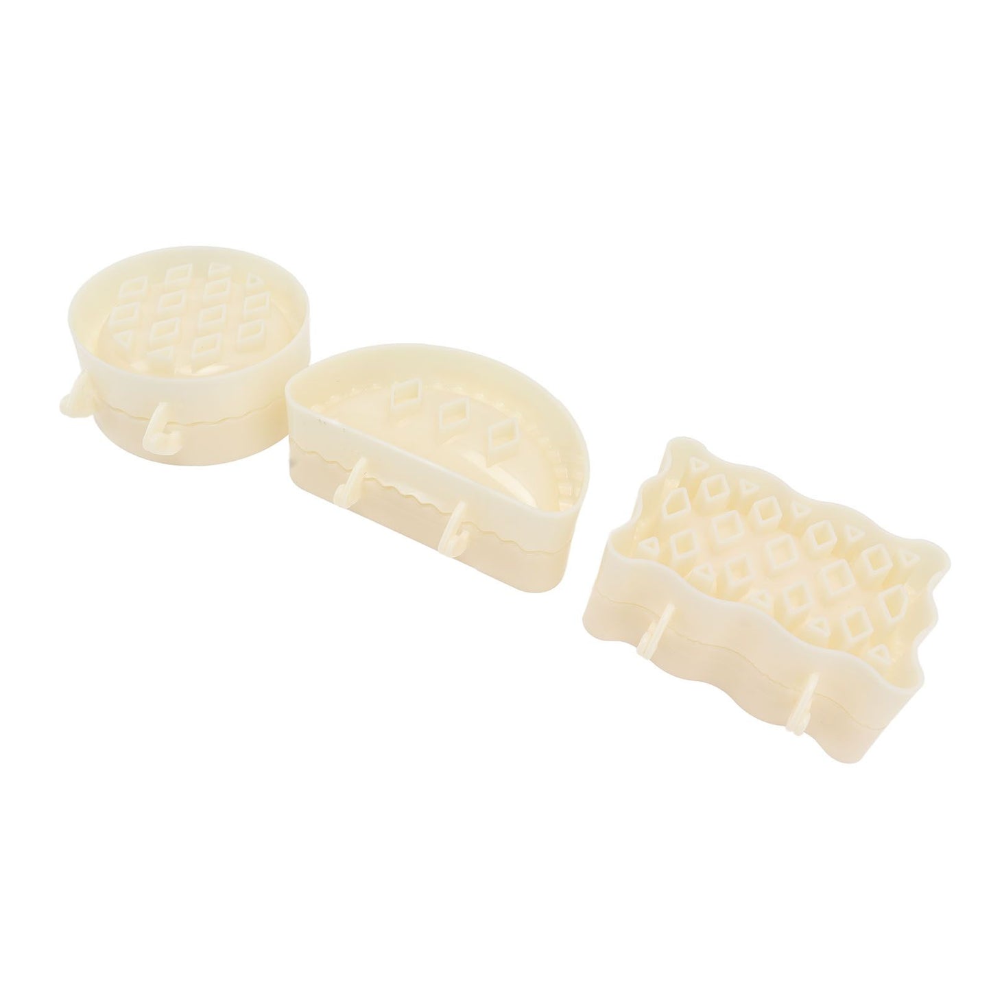 3PCS Pie Molds Set Environmentally Friendly ABS Mini Hand Pie Maker for Apple Pie Kitchen Christmas V1294-YM0521-3118220309011