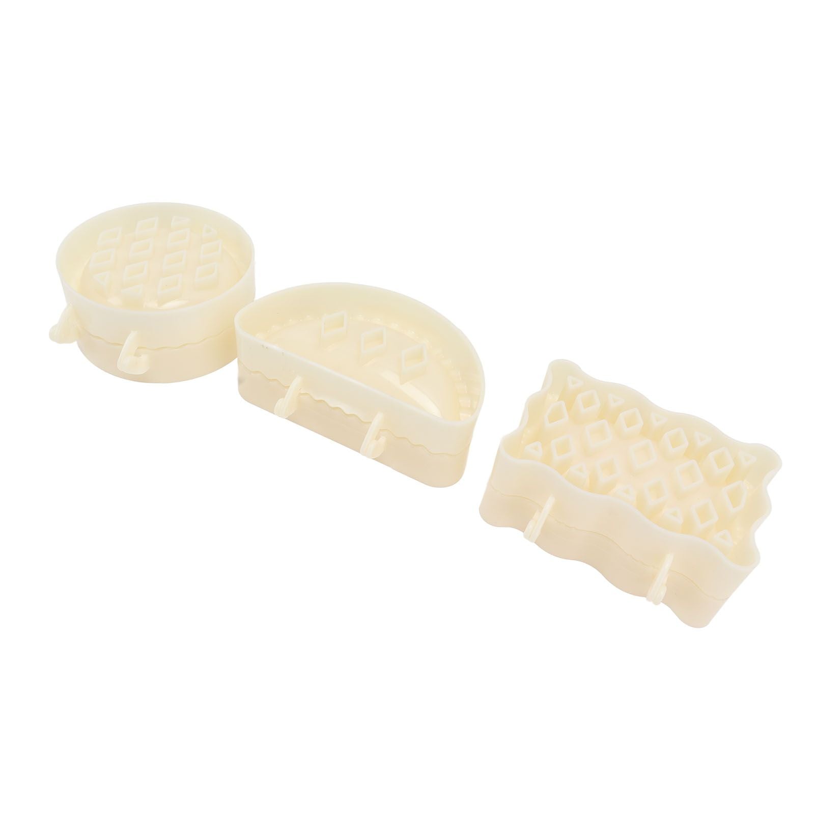 3PCS Pie Molds Set Environmentally Friendly ABS Mini Hand Pie Maker for Apple Pie Kitchen Christmas V1294-YM0521-3118220309011