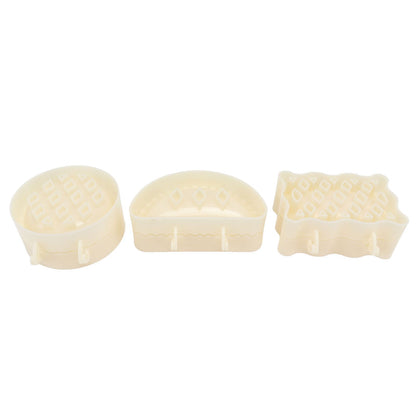 3PCS Pie Molds Set Environmentally Friendly ABS Mini Hand Pie Maker for Apple Pie Kitchen Christmas V1294-YM0521-3118220309011